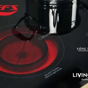 Bếp điện từ Chefs EH-MIX544P 81CM 2 Từ 1 Điện Kính Schott Ceran 16 Bếp điện từ Chefs EH MIX544P 3 vùng nấu tiện lợi hoàn mỹ