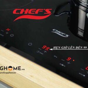Bếp điện từ Chefs EH MIX544P 3 vùng nấu tiện lợi hoàn mỹ