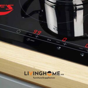 Bếp Điện Từ Chefs EH-MIX545N 62CM 2 Từ 1 Điện Kính Schott Ceran 12 Bếp điện từ Chefs EH MIX545N 3 vùng nấu nhập khẩu Tây Ban Nha