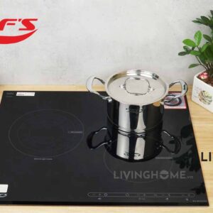 Bếp Điện Từ Chefs EH-MIX545N 62CM 2 Từ 1 Điện Kính Schott Ceran 11 Bếp điện từ Chefs EH MIX545N 3 vùng nấu nhập khẩu Tây Ban Nha