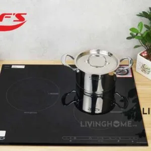 Bếp Điện Từ Chefs EH-MIX545N 62CM 2 Từ 1 Điện Kính Schott Ceran 11 Bếp điện từ Chefs EH MIX545N 3 vùng nấu nhập khẩu Tây Ban Nha