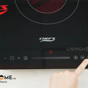 Bếp Điện Đơn Chefs EH-IH22A 31CM 1 Điện Kính Ceramic 10 Bếp điện Chefs EH IH22A đơn sang trọng