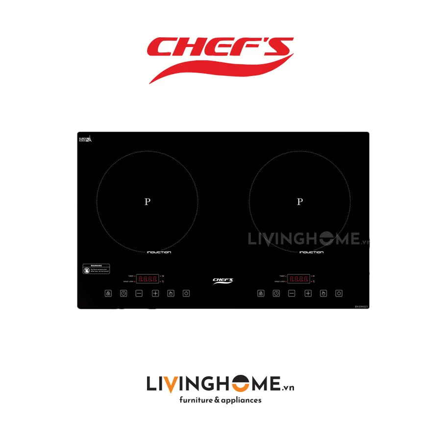 Bếp từ Chefs EH-DIH321 tiện lợi linh hoạt 3 Bếp từ Chefs EH DIH321 tiện lợi linh hoạt