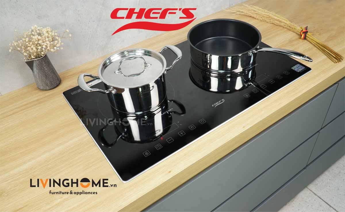 Bếp từ Chefs EH DIH321 tiện lợi linh hoạt