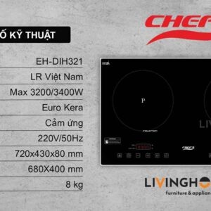 Bếp từ Chefs EH-DIH321 tiện lợi linh hoạt 19 Bếp từ Chefs EH DIH321 tiện lợi linh hoạt