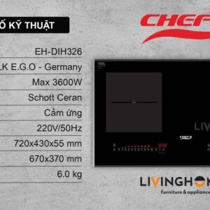 Bếp từ Chefs EH-DIH326 tiện dụng bền bỉ
