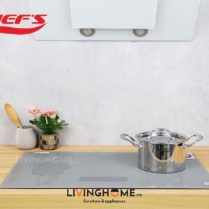 Thiết Bị Bếp & Gia Dụng Chính Hãng 45 Bếp từ Chefs EH-DIH666G màu xám tinh tế thời thượng