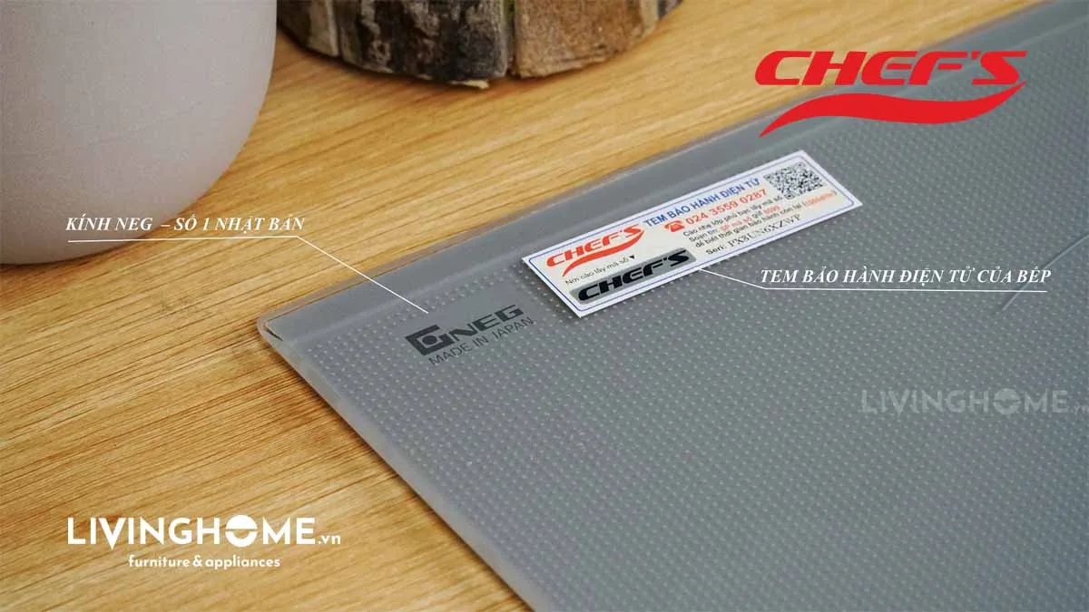 Bếp từ Chefs EH-DIH666G màu xám tinh tế thời thượng