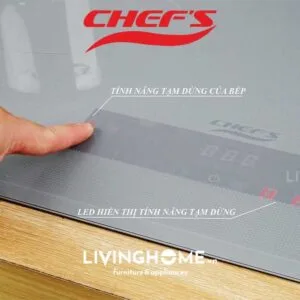 Bếp từ Chefs EH-DIH666G màu xám tinh tế thời thượng
