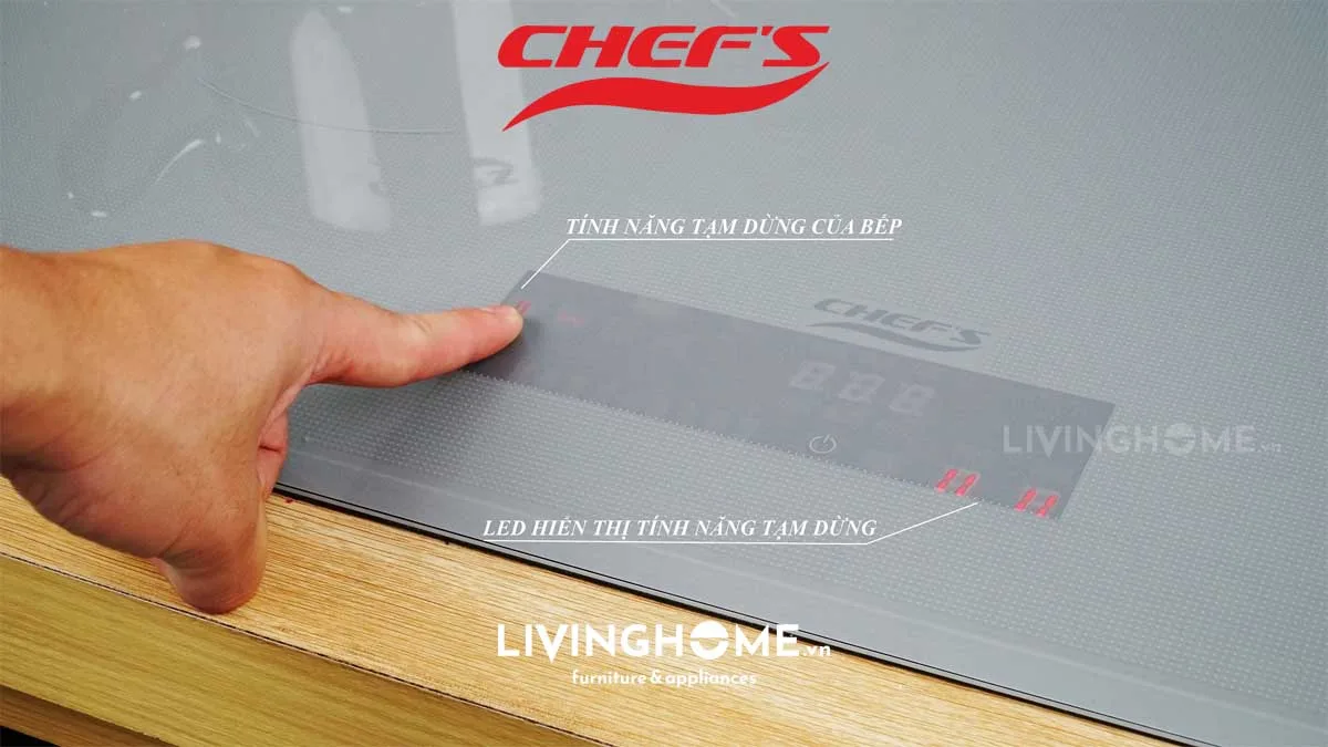 Bếp từ Chefs EH-DIH666G màu xám tinh tế thời thượng