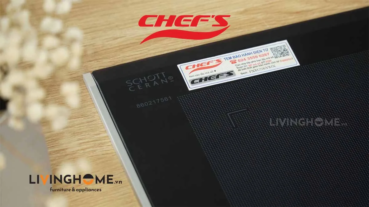 Bếp từ Chefs EH-DIH860 nhập khẩu Tây Ban Nha 24 Bếp từ Chefs EH-DIH860 nhập khẩu Tây Ban Nha