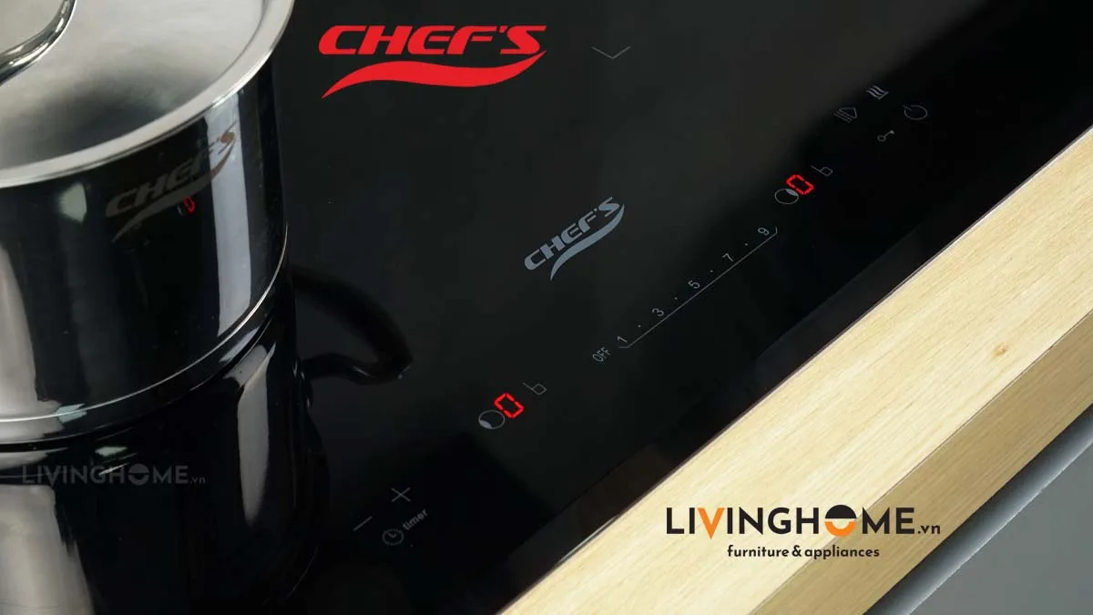 Bếp từ Chefs EH-DIH868 kính Schott Ceran siêu bền 6 Bếp từ Chefs EH-DIH868 kính Schott Ceran siêu bền
