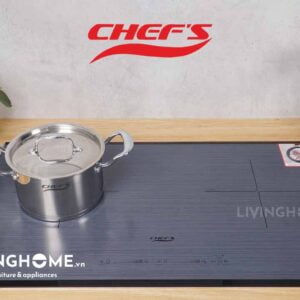 Bếp từ Chefs EH-DIH888E thiết kế xám tinh tế hiện đại