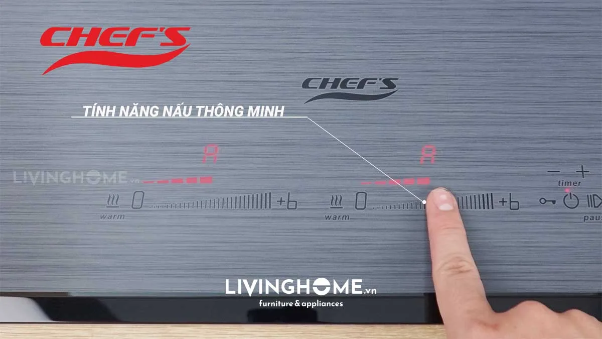 Bếp từ Chefs EH-DIH888E thiết kế xám tinh tế hiện đại 20 Bếp từ Chefs EH-DIH888E thiết kế xám tinh tế hiện đại