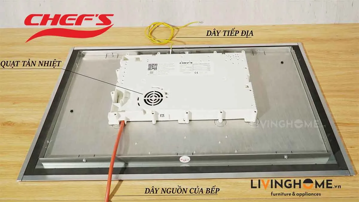 Bếp từ Chefs EH-DIH888E thiết kế xám tinh tế hiện đại 9 Bếp từ Chefs EH-DIH888E thiết kế xám tinh tế hiện đại