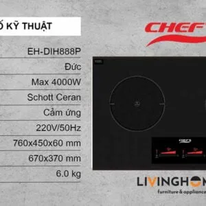 Bếp từ Chefs EH-DIH888P cao cấp nhập khẩu Đức