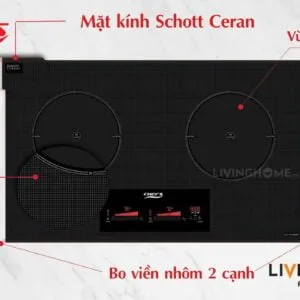 Bếp từ Chefs EH-DIH888P cao cấp nhập khẩu Đức