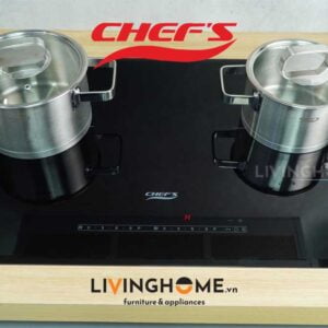Bếp từ Chefs EH-DIH889 đôi sang trọng tiết kiệm điện năng