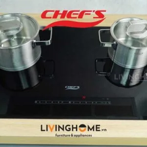 Bếp từ Chefs EH-DIH889 đôi sang trọng tiết kiệm điện năng 13 Bếp từ Chefs EH-DIH889 đôi sang trọng tiết kiệm điện năng