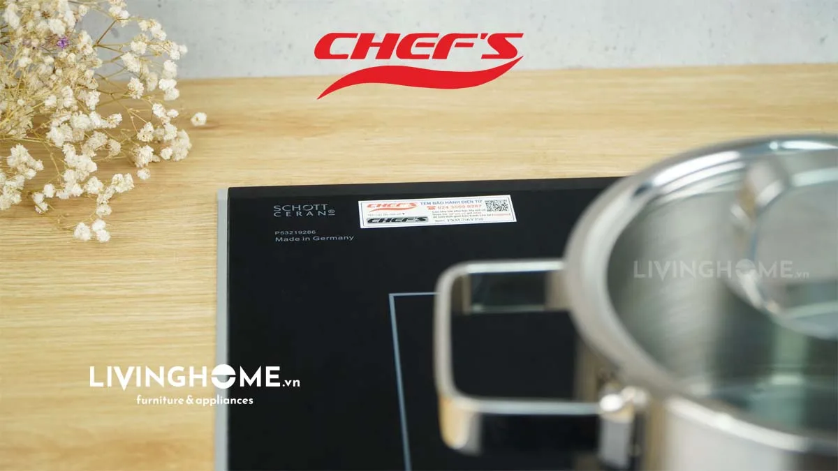 Bếp từ Chefs EH-DIH889 đôi sang trọng tiết kiệm điện năng 8 Bếp từ Chefs EH-DIH889 đôi sang trọng tiết kiệm điện năng