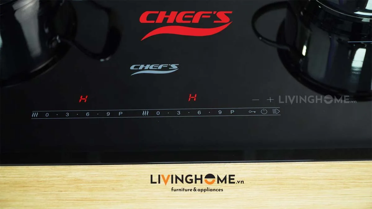 Bếp từ Chefs EH DIH-366 thiết kế hiện đại thời thượng 13 Bếp từ Chefs EH-DIH889 đôi sang trọng tiết kiệm điện năng