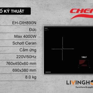 Bếp từ Chefs EH-DIH890N siêu tiết kiệm điện 15 Bếp từ Chefs EH-DIH890N siêu tiết kiệm điện