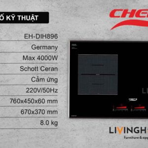 Bếp từ Chefs EH-DIH896 sang trọng hiện đại 13 Bếp từ Chefs EH-DIH896 sang trọng hiện đại