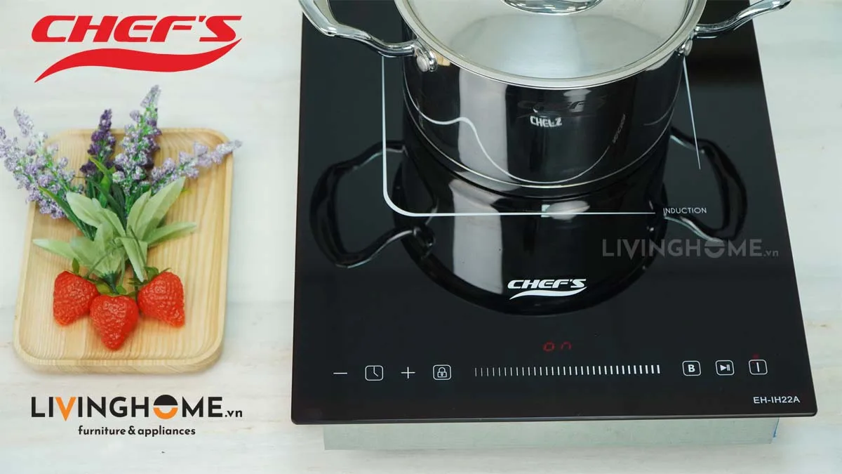 Bếp từ Chefs EH IH22A đơn nhỏ gọn 14 Bếp từ Chefs EH IH22A đơn nhỏ gọn