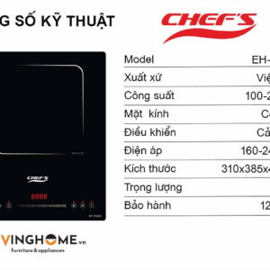 Bếp từ Chefs EH IH22A đơn nhỏ gọn 11 Bếp từ Chefs EH IH22A đơn nhỏ gọn