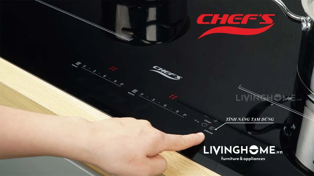Bếp từ Chefs EH-DIH889 đôi sang trọng tiết kiệm điện năng 19 Bếp từ Chefs EH-DIH889 đôi sang trọng tiết kiệm điện năng