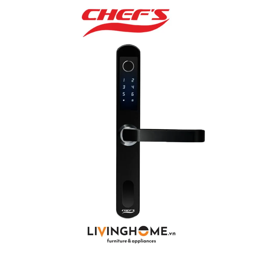 Khoá vân tay Chefs EH A11RBT an toàn sang trọng 3 Khoá vân tay Chefs EH A11RBT an toàn sang trọng