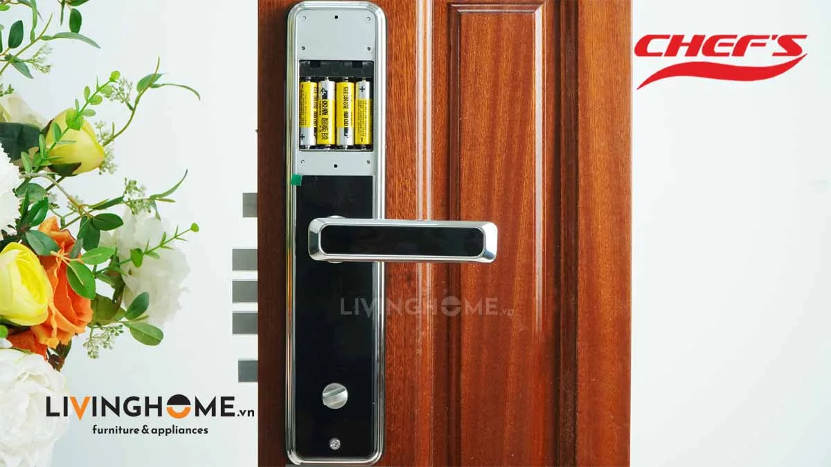 Khoá vân tay Chefs EH-A15SB điện tử an toàn thông minh 9 Khoá vân tay Chefs EH-A15SB điện tử an toàn thông minh