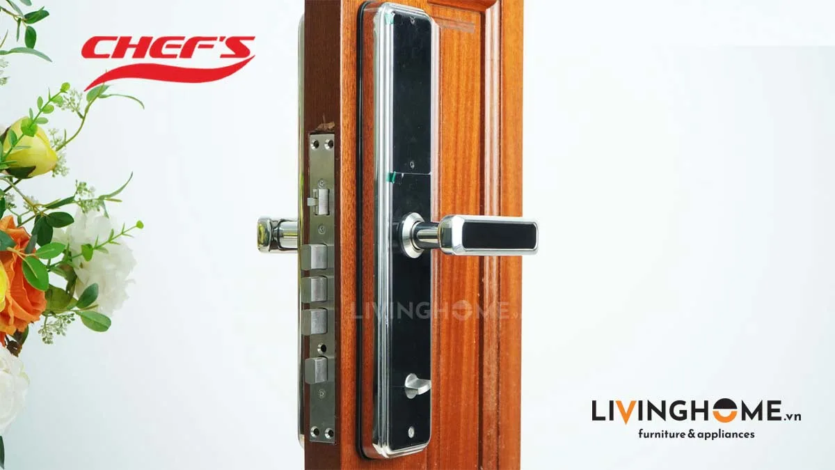 Khoá vân tay Chefs EH-A15SB điện tử an toàn thông minh 4 Khoá vân tay Chefs EH-A15SB điện tử an toàn thông minh
