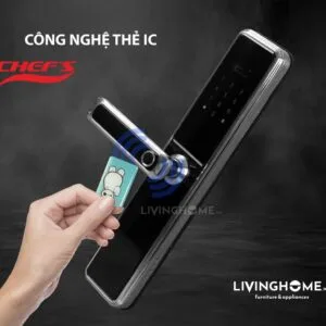 Khoá vân tay Chefs EH-A15SB điện tử an toàn thông minh 16 Khoá vân tay Chefs EH-A15SB điện tử an toàn thông minh