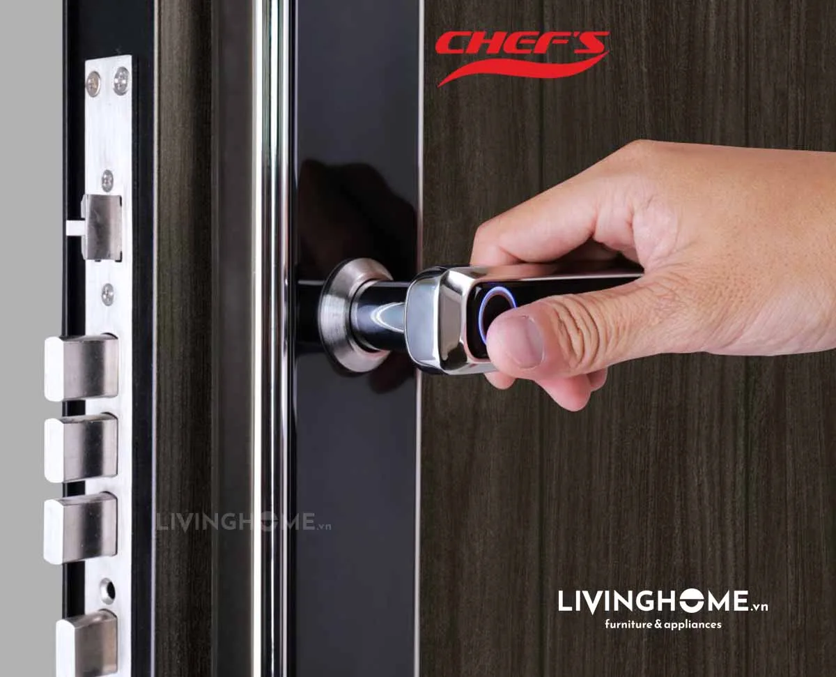 Khoá vân tay Chefs EH-A15SB điện tử an toàn thông minh 23 Khoá vân tay Chefs EH-A15SB điện tử an toàn thông minh