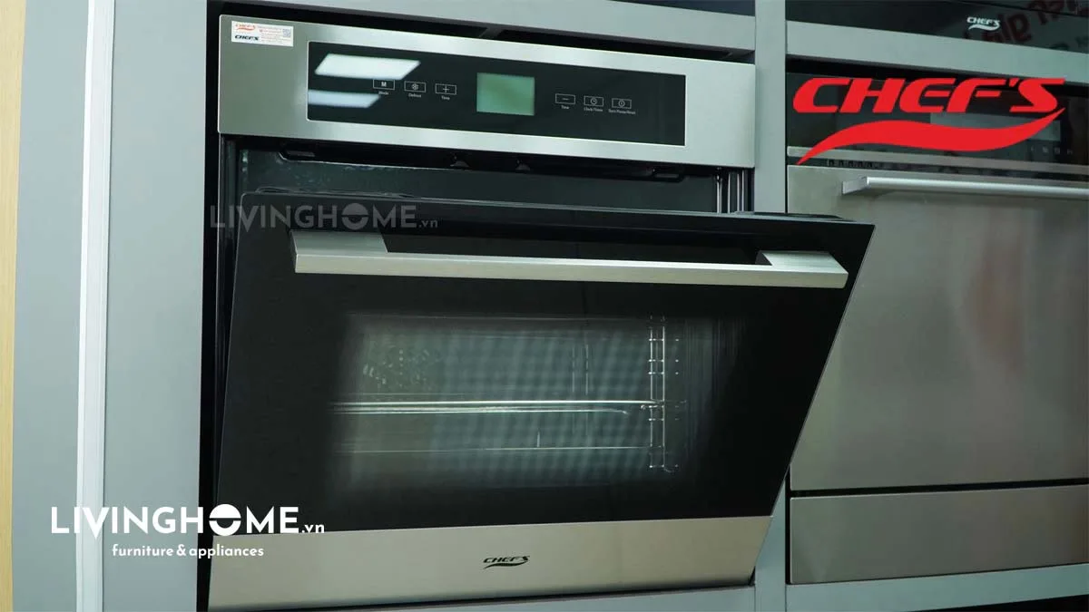 Lò nướng Chefs EH BO600S âm tủ tiêu chuẩn Châu Âu dung tích 56L 19 Lò nướng Chefs EH BO600S âm tủ tiêu chuẩn Châu Âu dung tích 56L