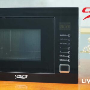 Lò vi sóng Chefs EH MW801B dung tích 25L màu đen sang trọng