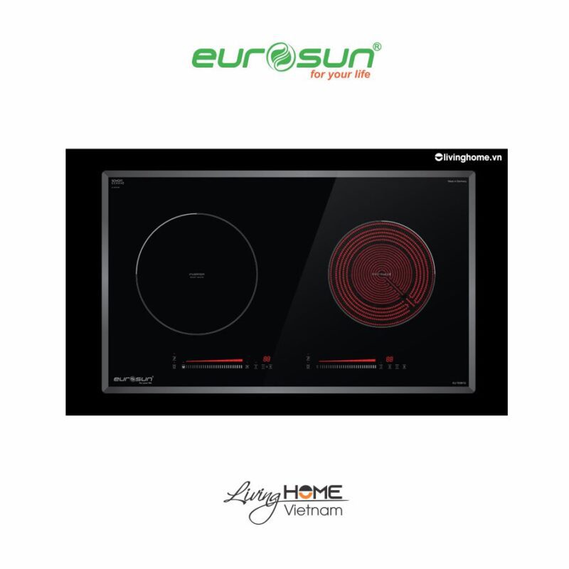 Bếp điện từ Eurosun EU-TE887G 2 vùng nấu cực bền