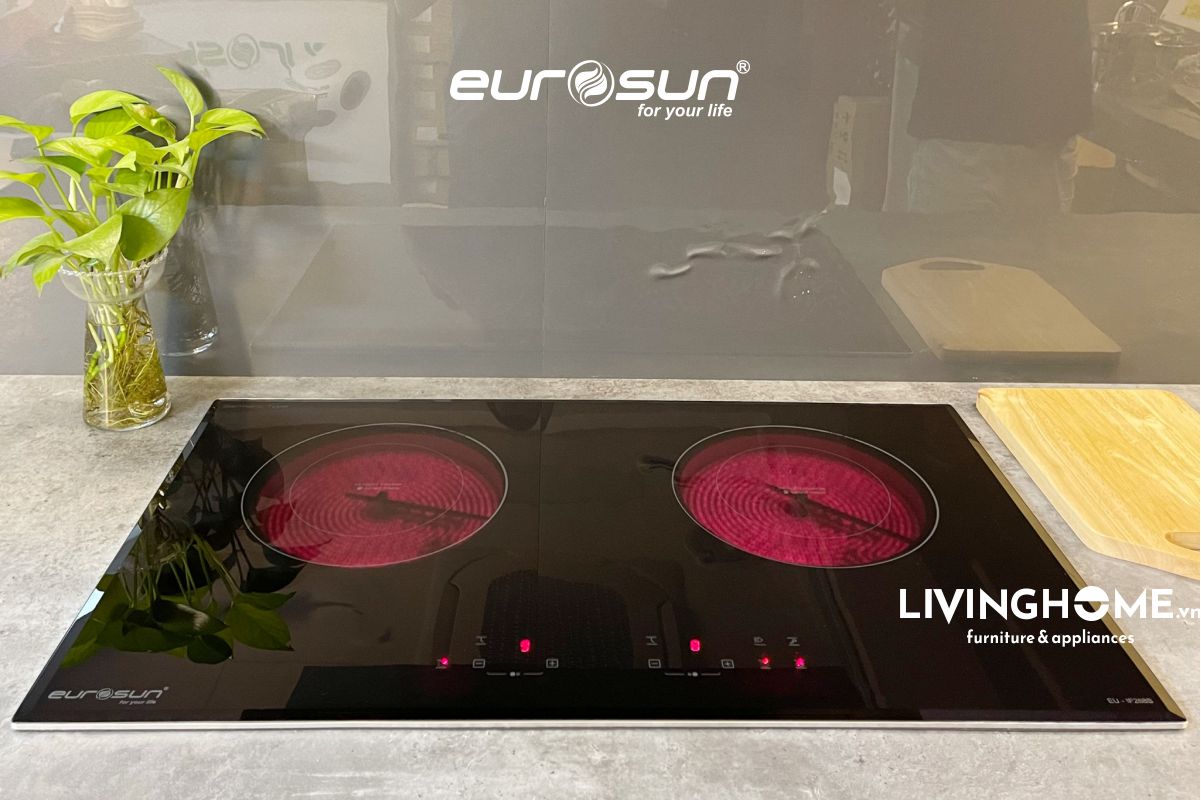 Bếp điện Eurosun EU-IF268S - 73cm 2 vùng nấu điện