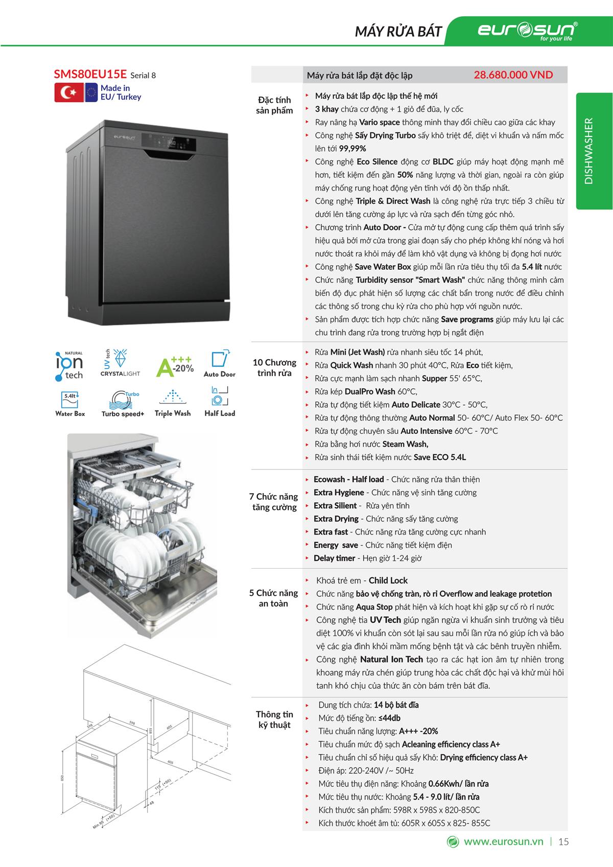 Catalogue Eurosun 36 Catalogue Eurosun - Thiết Bị Nhà Bếp Cao Cấp Đức