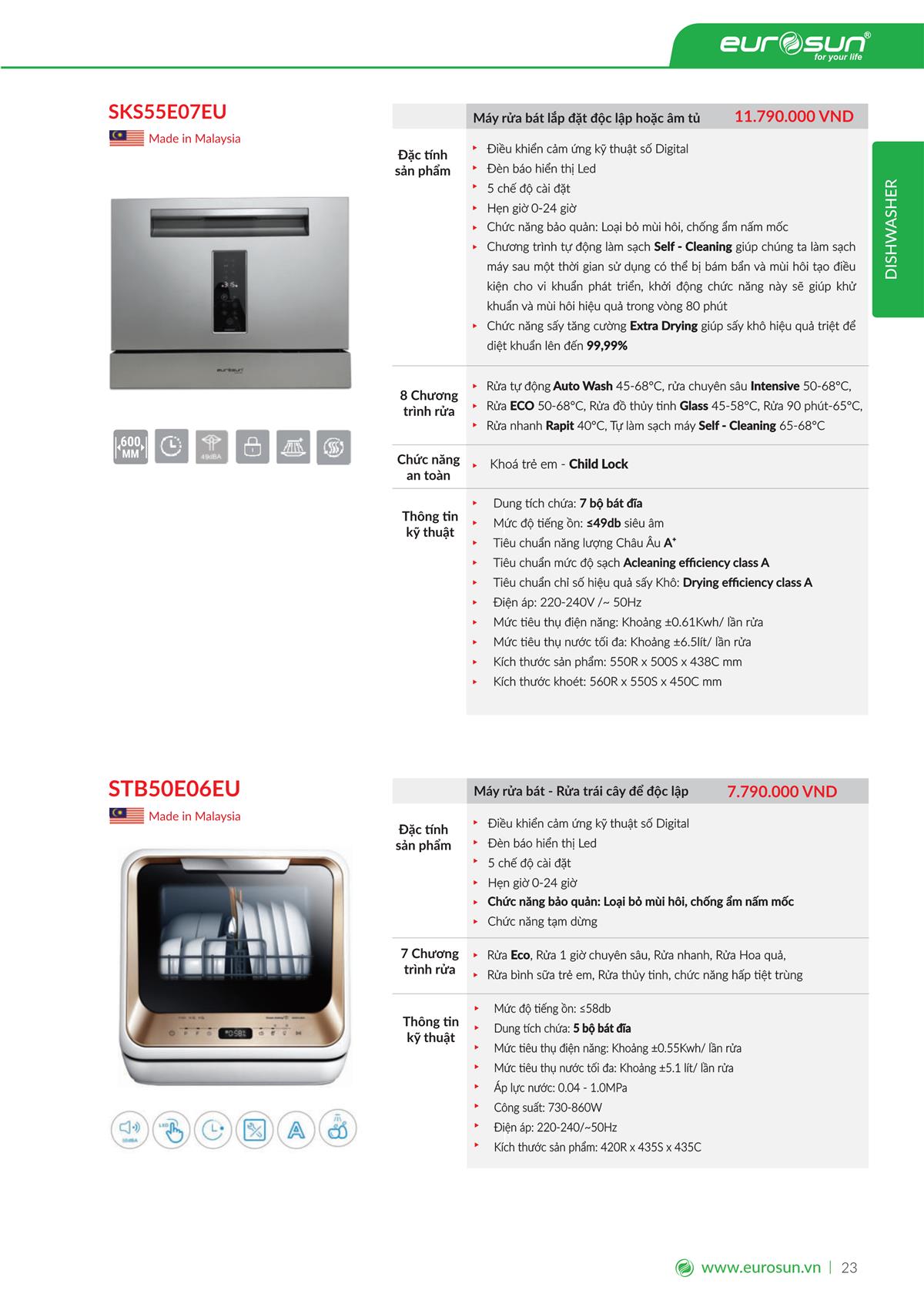 Catalogue Eurosun 44 Catalogue Eurosun - Thiết Bị Nhà Bếp Cao Cấp Đức