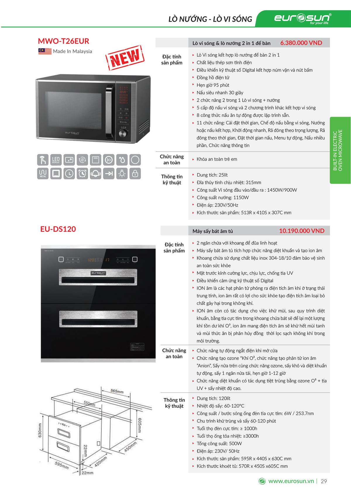 Catalogue Eurosun 50 Catalogue Eurosun - Thiết Bị Nhà Bếp Cao Cấp Đức