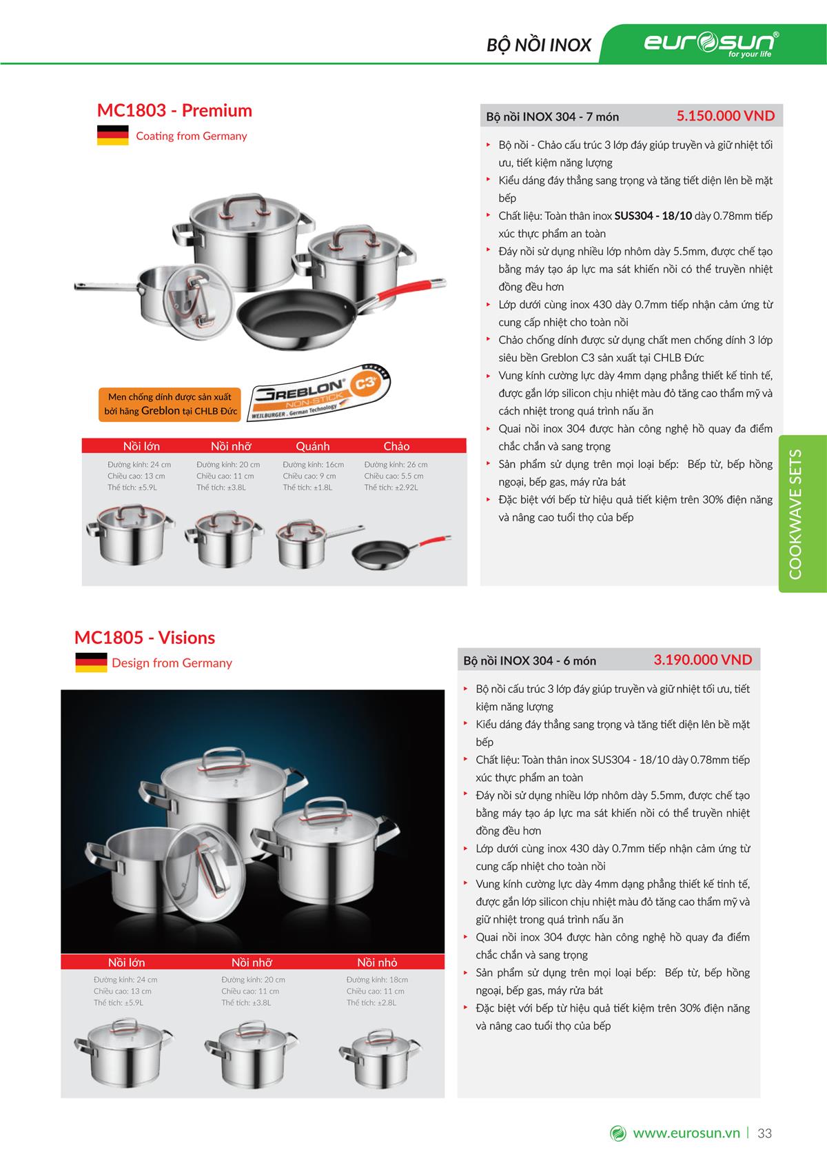 Catalogue Eurosun 54 Catalogue Eurosun - Thiết Bị Nhà Bếp Cao Cấp Đức