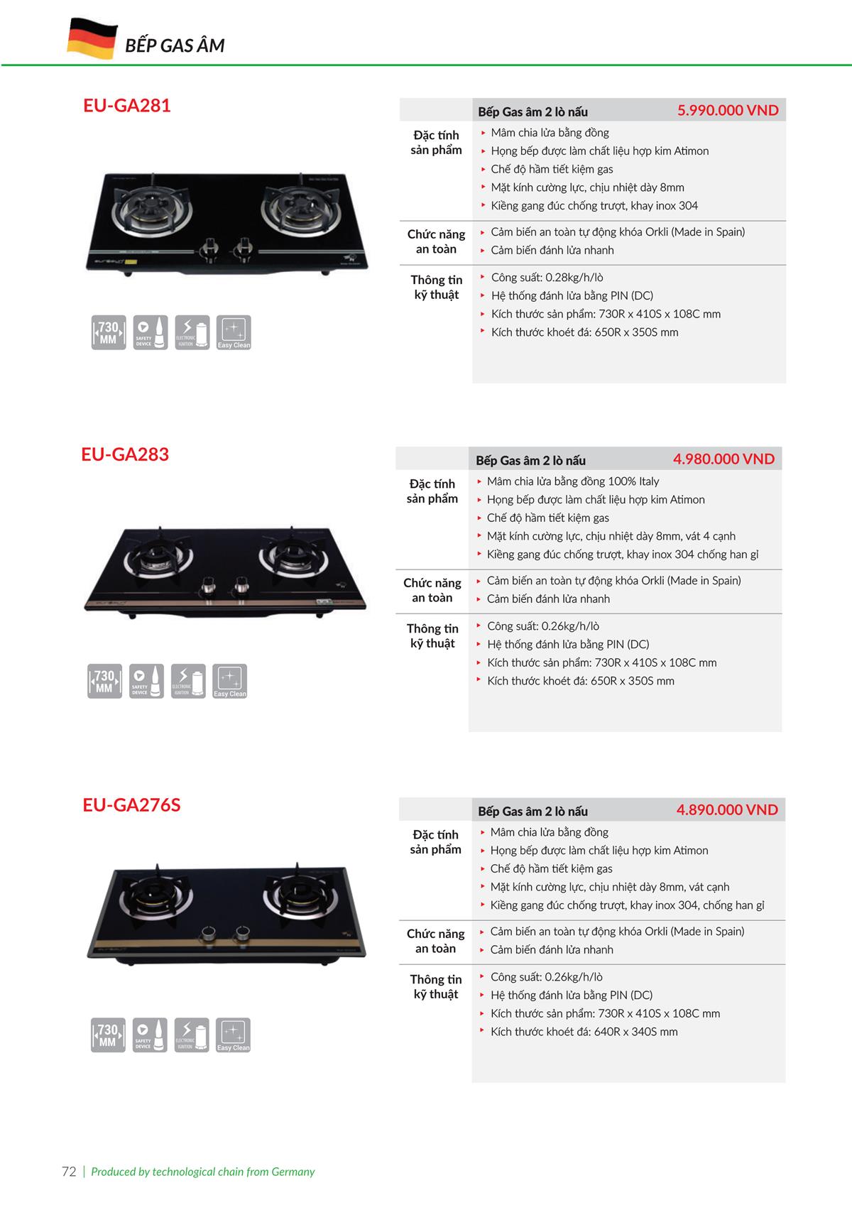 Catalogue Eurosun 93 Catalogue Eurosun - Thiết Bị Nhà Bếp Cao Cấp Đức