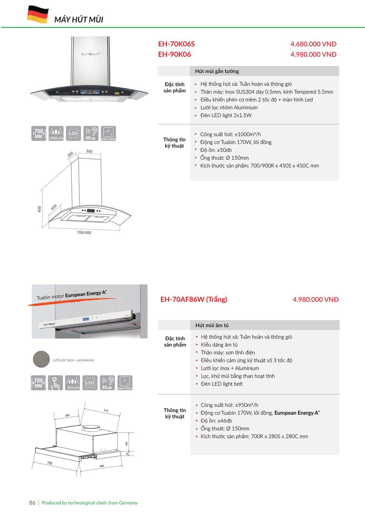Catalogue Eurosun 107 Catalogue Eurosun - Thiết Bị Nhà Bếp Cao Cấp Đức