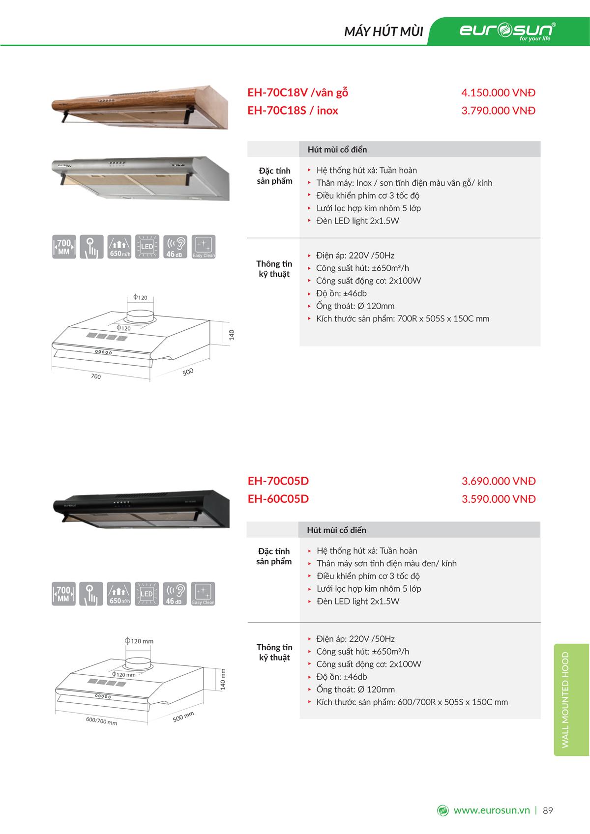 Catalogue Eurosun 110 Catalogue Eurosun - Thiết Bị Nhà Bếp Cao Cấp Đức