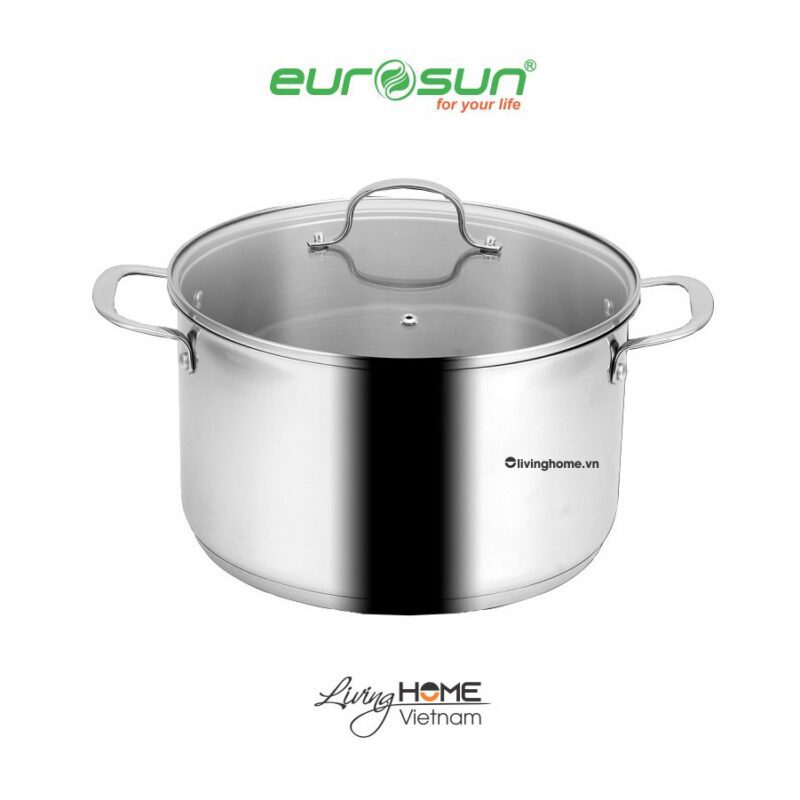 Nồi Eurosun MS1602-Kings inox 304 thích hợp luộc gàNồi Eurosun MS1602-Kings inox 304 thích hợp luộc gà