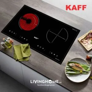 Bếp Điện Từ Kaff KF-073IC 1 Điện 1 Từ 73CM Mặt Kính Crystal 10 Bếp Điện Từ Kaff KF-073IC
