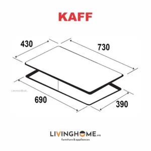 Bếp Điện Từ Kaff KF-073IC 1 Điện 1 Từ 73CM Mặt Kính Crystal 11 Bếp Điện Từ Kaff KF-073IC