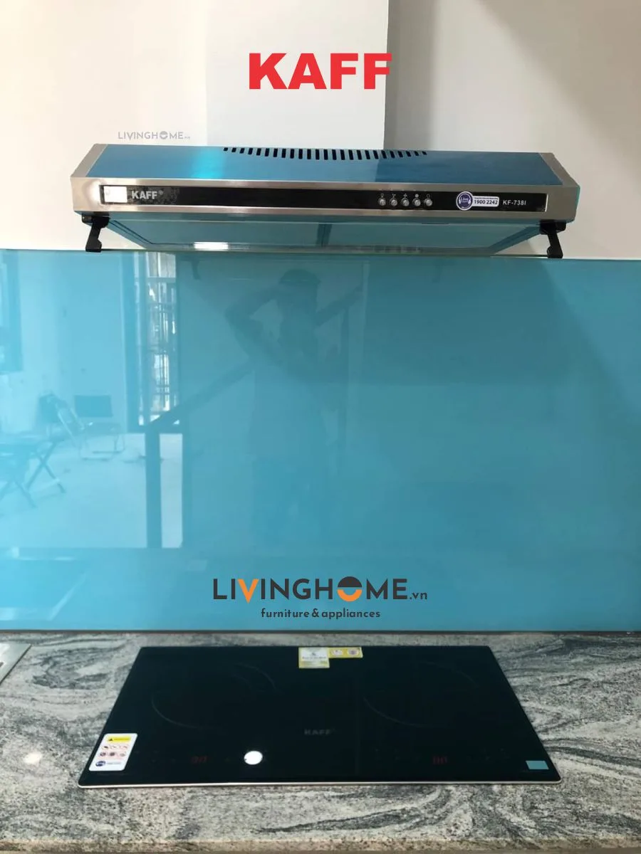 Bếp Điện Từ Kaff KF-073IC 1 Điện 1 Từ 73CM Mặt Kính Crystal 16 Bếp Điện Từ Kaff KF-073IC 1 Điện 1 Từ